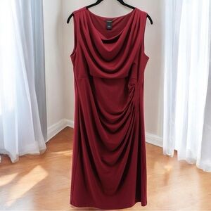 NEW Ann Taylor Wine Red Mini Dress Careerwear Office‎ Siren Chic Capsule Size 8
